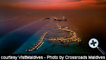 courtesy VisitMaldives - Crossroads Maldives aerial-view
